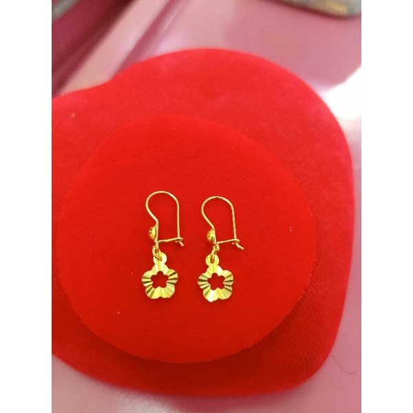 ANTING ANAK PERAK 925 LAPIS MAS 24K