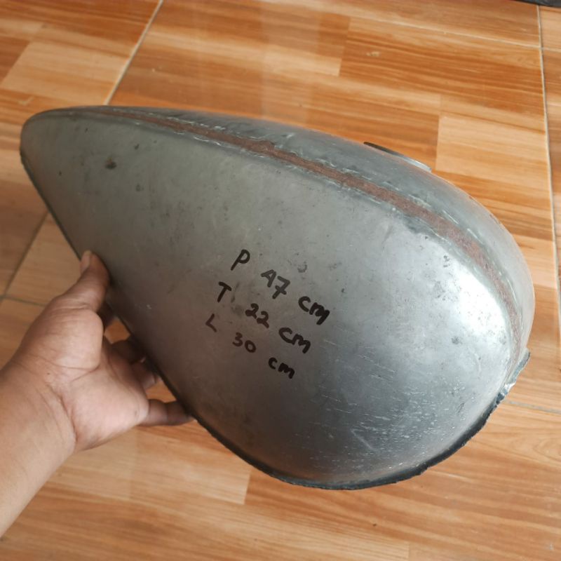 Tangki costum honda Steed Copper Hearly Jumbo bobber brastyle scrambler Sporter copper bomber copper