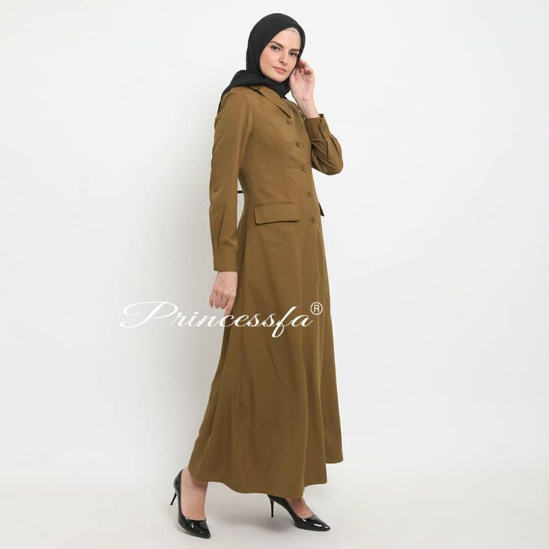 seragam princessfa / gamis pemda / gamis princessfa / gamis khaki / gamis pns / gamis pns pdh