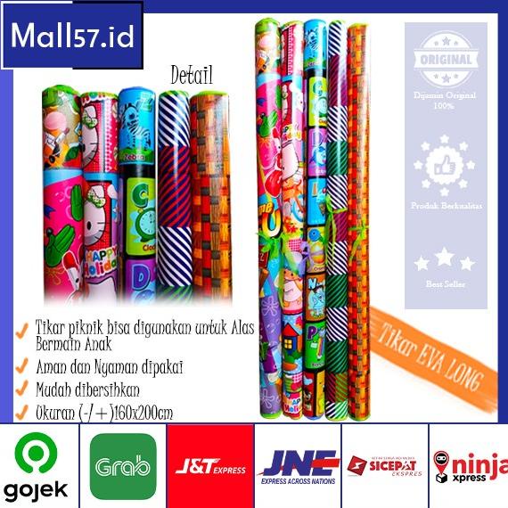 TEBARU TIKAR PIKNIK | TIKAR LIPAT | TIKAR LANTAI KARAKTER PLASTIK SPON _