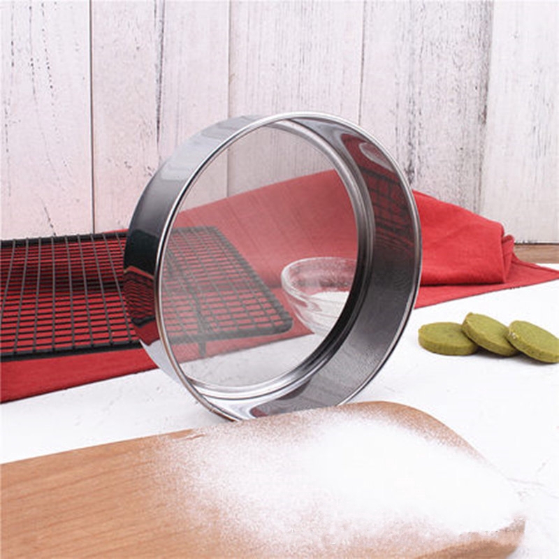 Saringan Tepung/Gula 60 Mesh Bahan Stainless Steel Untuk Alat Dapur