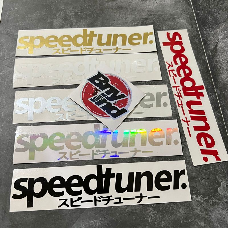 STICKER SPEEDTUNER STICKER MOBIL STICKER MOTOR CUTTING