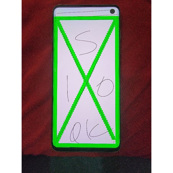 LCD PLUS FREEM SAMSUNG S10 ORIGINAL LIKE NEW