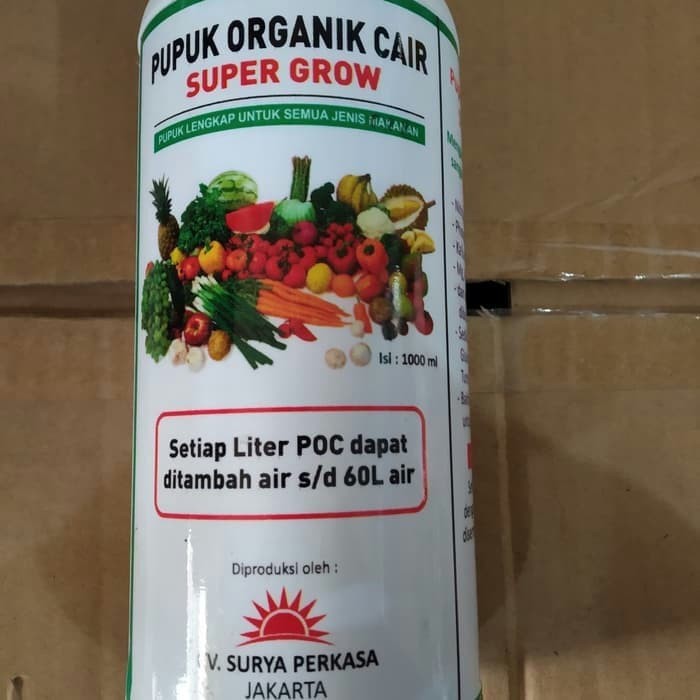 

PUPUK CAIR ORGANIK , SUPER GROW 1000 ML