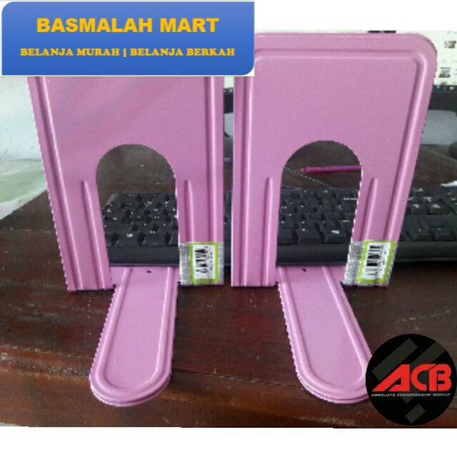 

Sandaran buku besi / penyangga buku / book end sunwell murah Termurah (Ilham Berkah Mart)