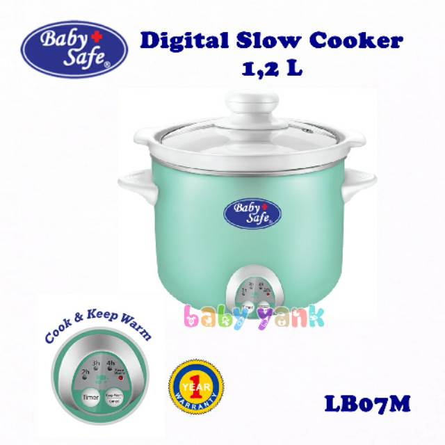 ♥BabyYank♥ BABY SAFE DIGITAL SLOW COOKER MULTIFUNGSI LB07M