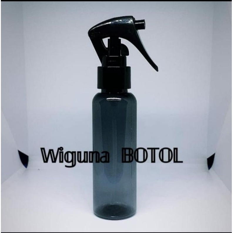 Botol Triger 100ml Hitam Transparan / Botol Spray 100ml Hitam Transparan / Botol semprot 100ml hitam Transparan