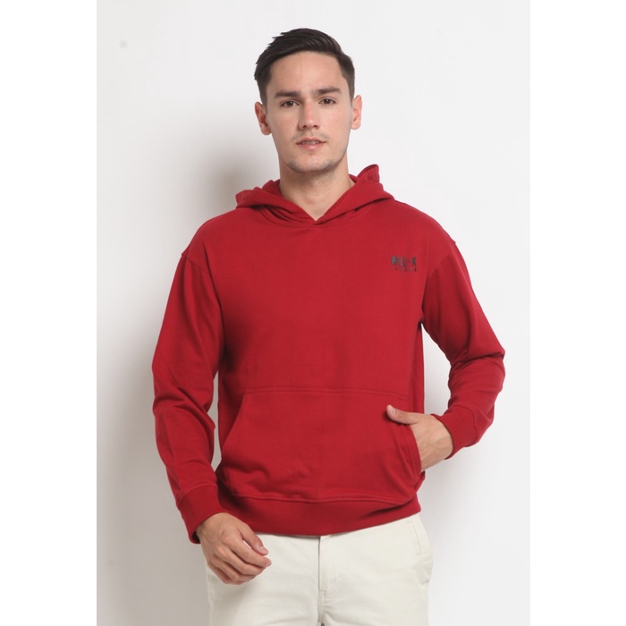 WILL-K LONDON Original Hoodie Little Logo Maroon
