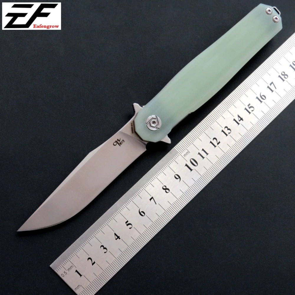 Eafengrow CH3505 Folding Pocket Knife D2 Steel Blade G10 Handle camping hunting knife  EDC Outdoor