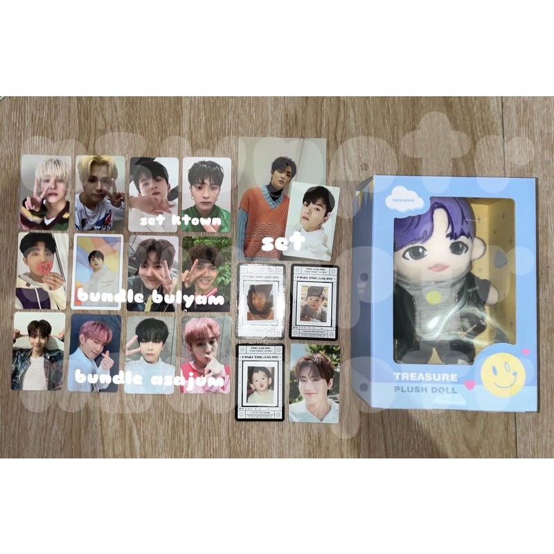 photocard treasure plush doll mashiho only
