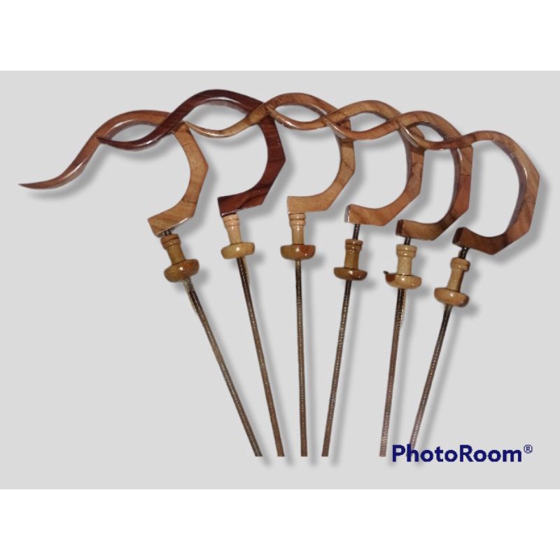 GANTUNGAN KAYU SANGKAR KOTAK bahan jati dan sonokeling