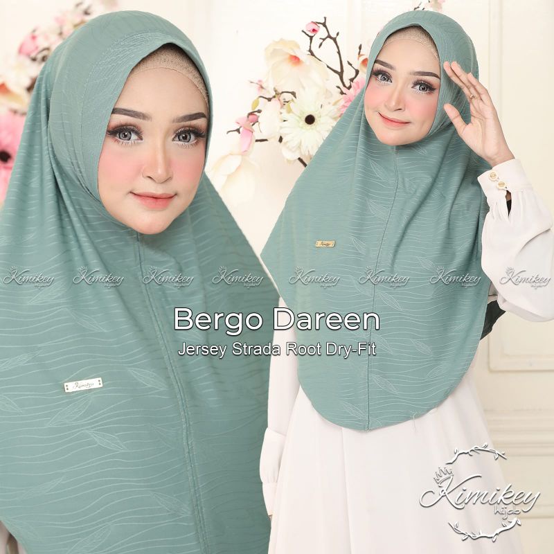 133 BERGO DAREEN ORI KIMIKEY HIJAB • JILBAB INSTAN PREMIUM