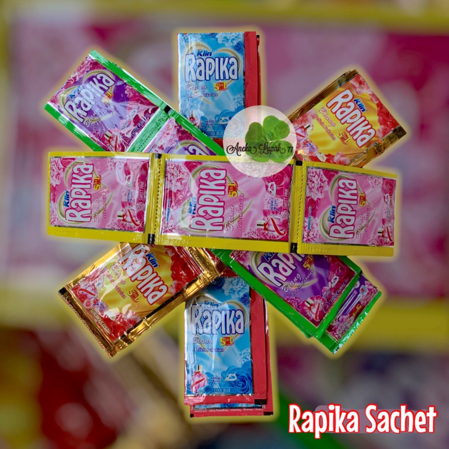 Rapika Biang 5 in 1 RENCENG (12 Sachet) Murah Meriah hemat - Cool BLUE