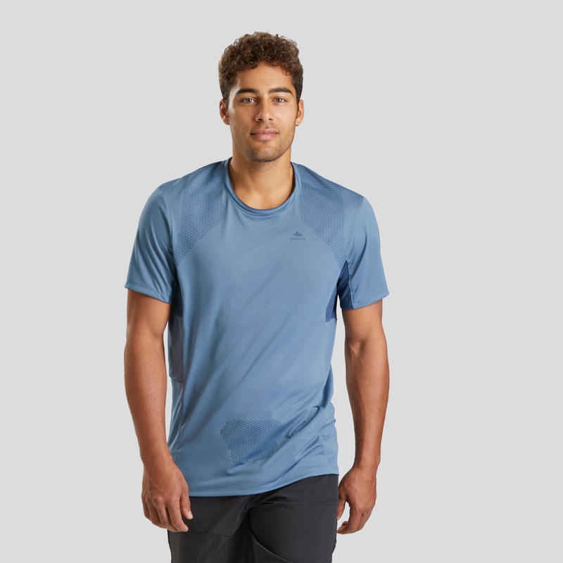 QUECHUA MH900 T-Shirt Kaos Hiking Pria Serap Keringat