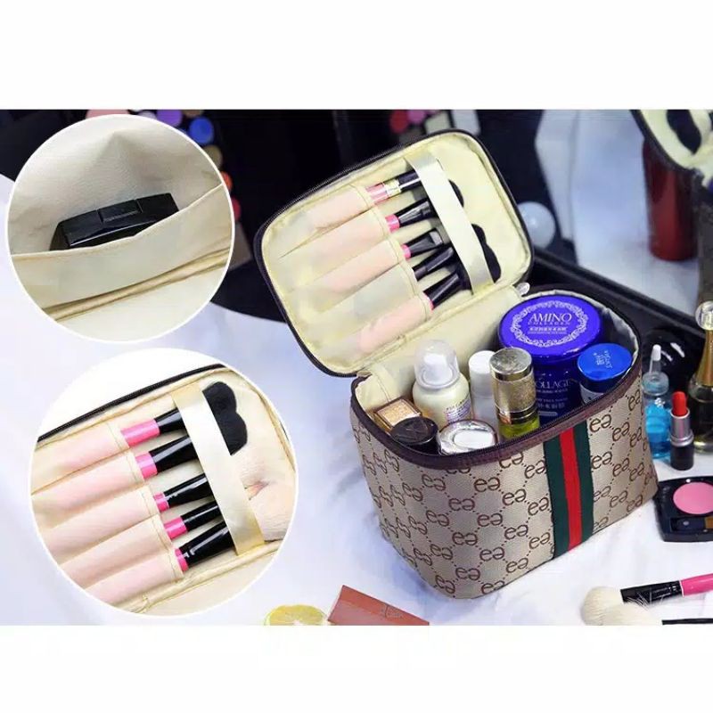 TAS MAKE UP POUCH MULTI FUNGSI IMPORT