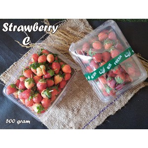 

Strawberry grade C 500gr, strawberry, stroberi, segar, harga murah