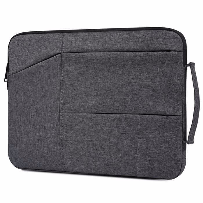 Tas Laptop 15.6 inch Jinjing sleeve Nylon Waterproof  ROG Alianware- Dark Grey