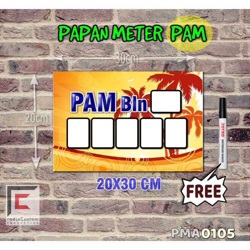 

RadjaCustom Papan Meter Listrik PLN PAM motif Unik - Floral 05