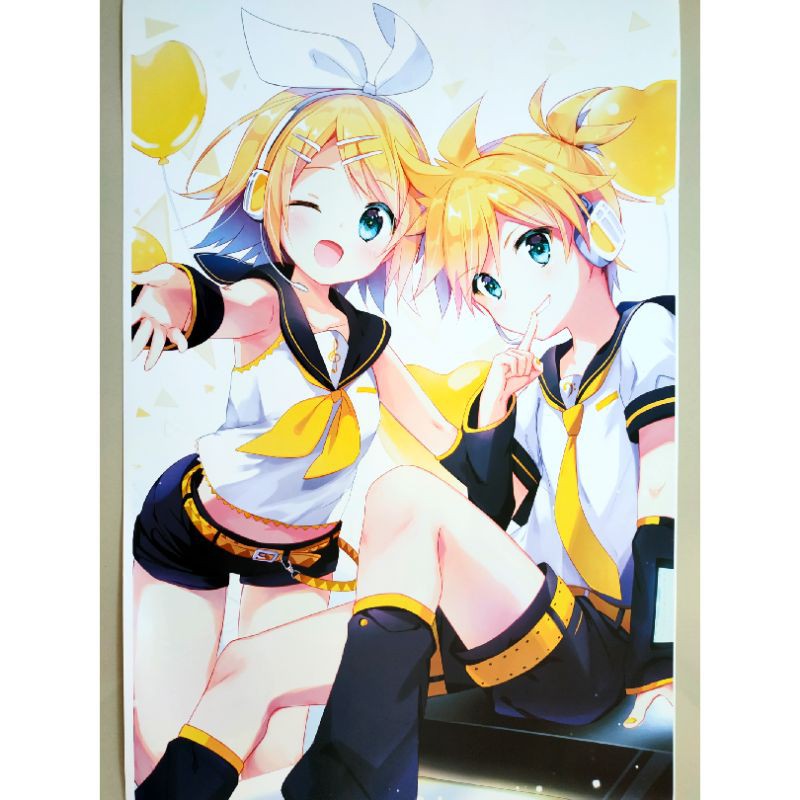 Poster Kagamine Rin Len 1 Vocaloid Merchandise