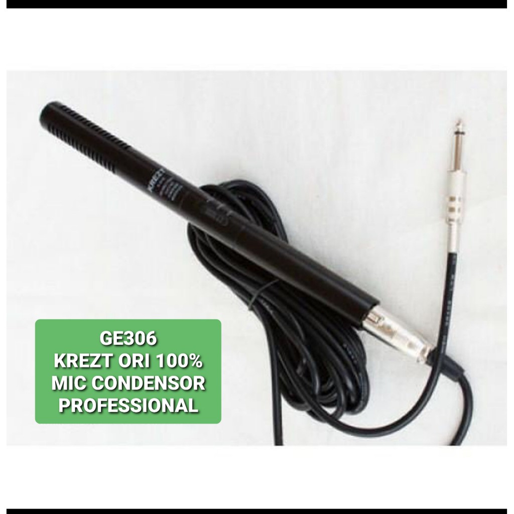 G306 Krezt ori 100% Mic kabel condenser kamera mik cable condesor camera microphone karaoke mikrophone vocal vokal peka sensitif audio musik sound system pengeras suara pro sistem profesional panggung dj studio acara pidato G306   PAKAI MIC INI SUARA BIAS