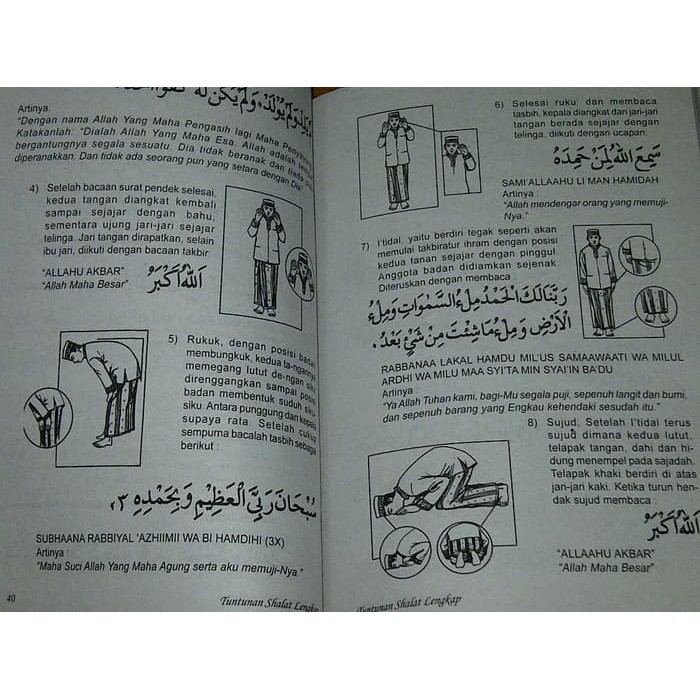 Buku Tuntunan Shalat Lengkap Buku Panduan Praktek Sholat