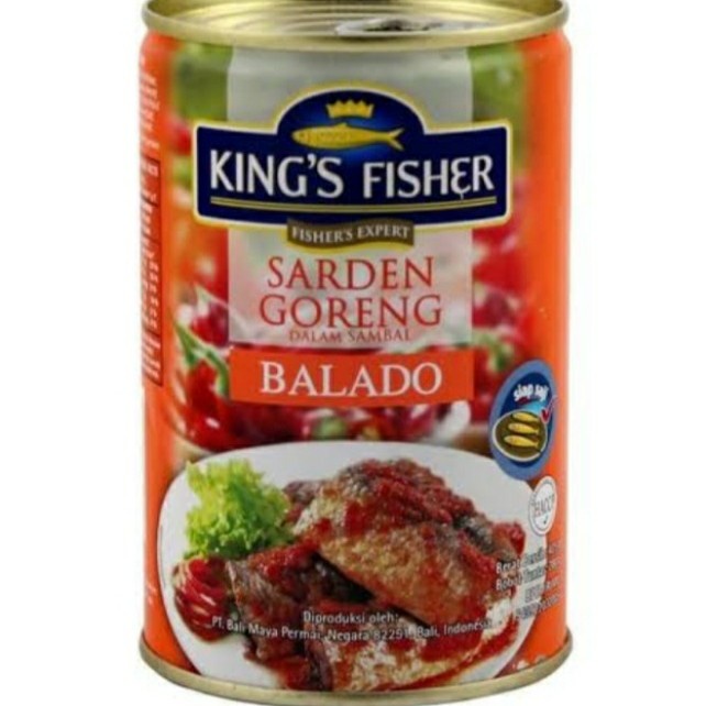 

KING'S FISHER SARDEN GORENG BALADO 155 GRAM
