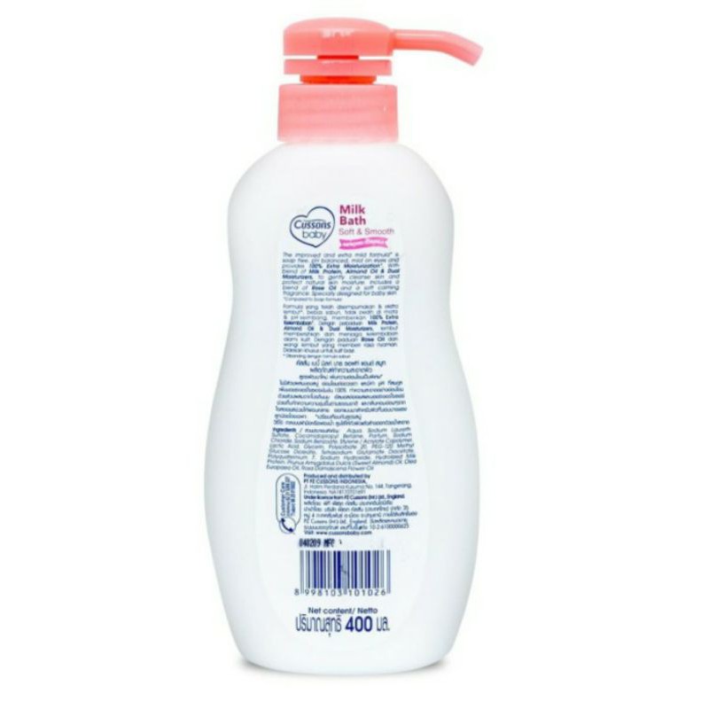 CUSSONS BABY MILK BATH 200ml Fresh &amp; Nourish Milk Berries 200ml | Sabun Cair Bayi POUCH OR PUMP