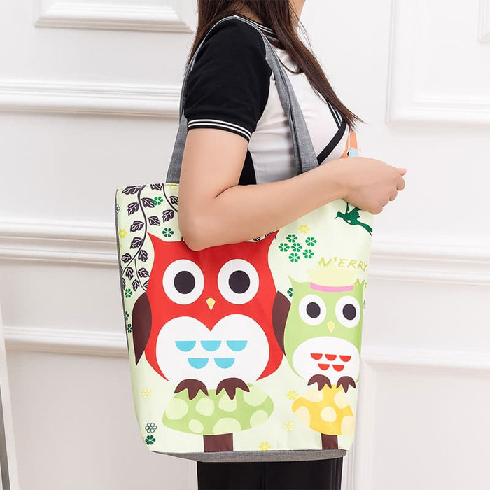 tas wanita import tote bag premium Civeto  Printed Shopee 