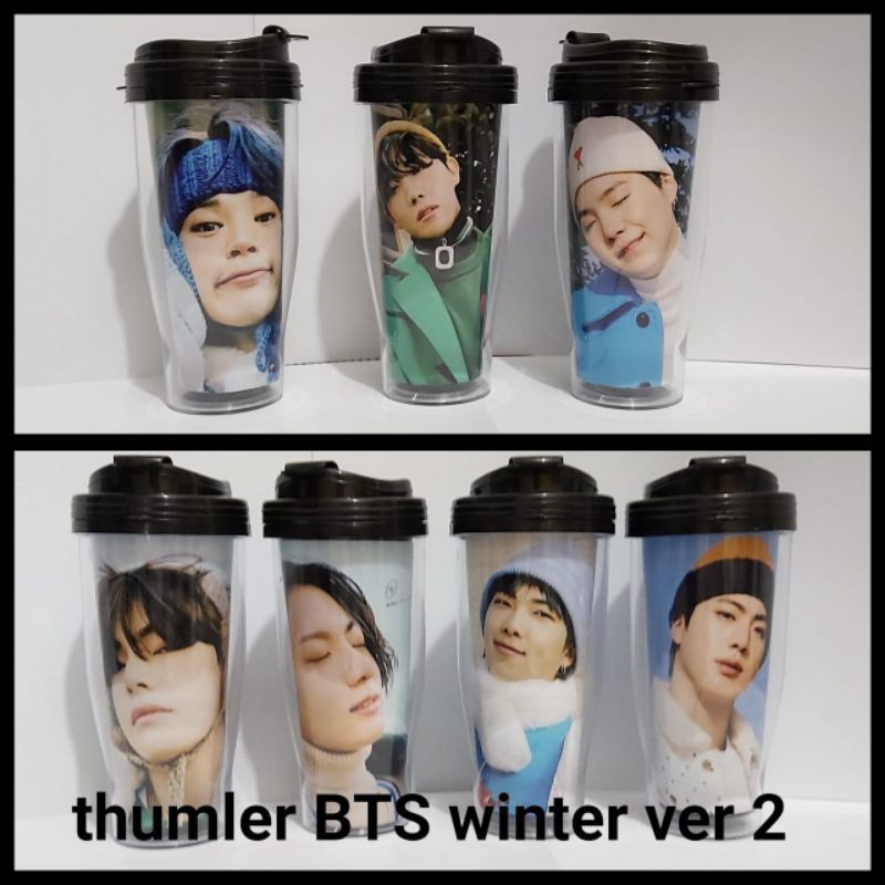 Botol Tumbler Kpop // Botol Minum BTS Edisi Winter 2020