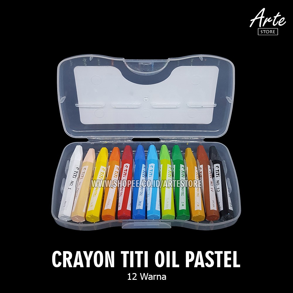 Crayon TITI Oil Pastel 12 Warna