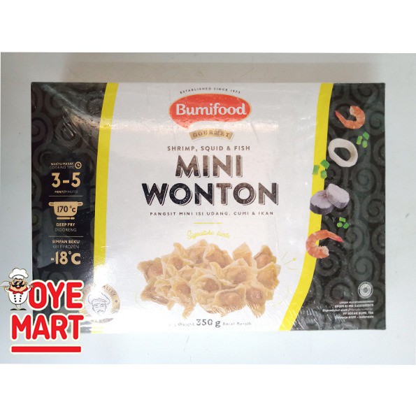 MINI WONTON 350GR BUMIFOOD PANGSIT AYAM MINI DIMSUM