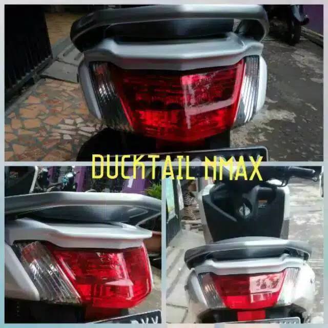 Ducktail Nmax/ ducktail Nmax sirip topi lampu nmax variasi lampu belakang nmax