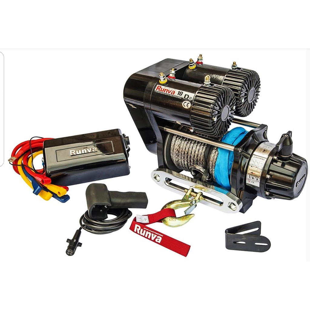 Runva 10DB Double Motor Electric Winch kapasitas 4,5 Ton High Speed