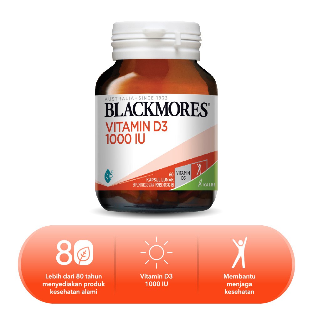 Blackmores Vitamin D3 1000 IU isi 60