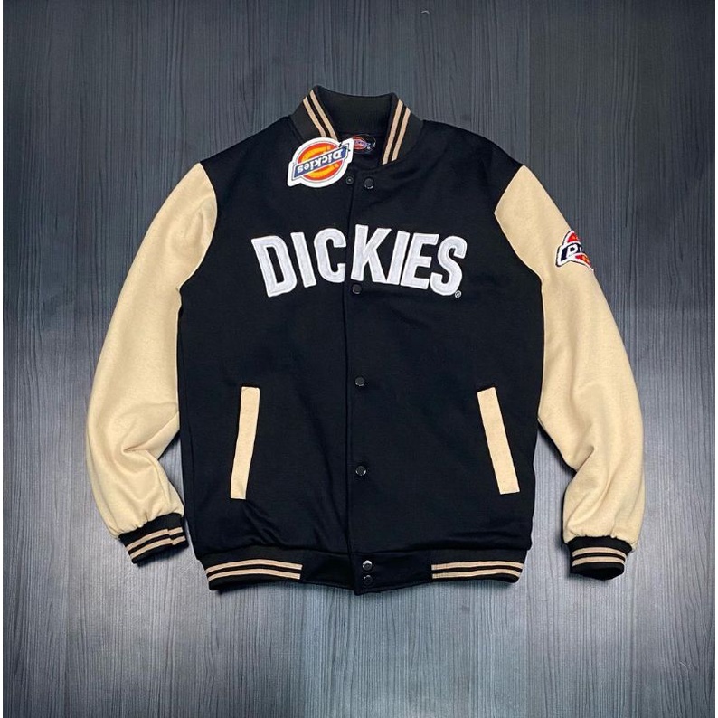 JAKET BOMBER VARSITY DICKIES HIGH QUALITY CASUAL HYPE FASHION PRIA