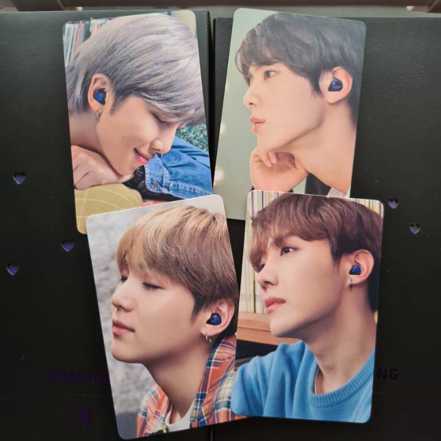 READY PHOTOCARD BTSxSAMSUNG / SAMSUNG S20+ BUDS+ EDITION / RM JIN SUGA JHOPE