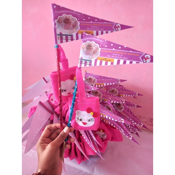 Jual Bendera/Kartu nama aqiqah Tasyakuran | Shopee Indonesia