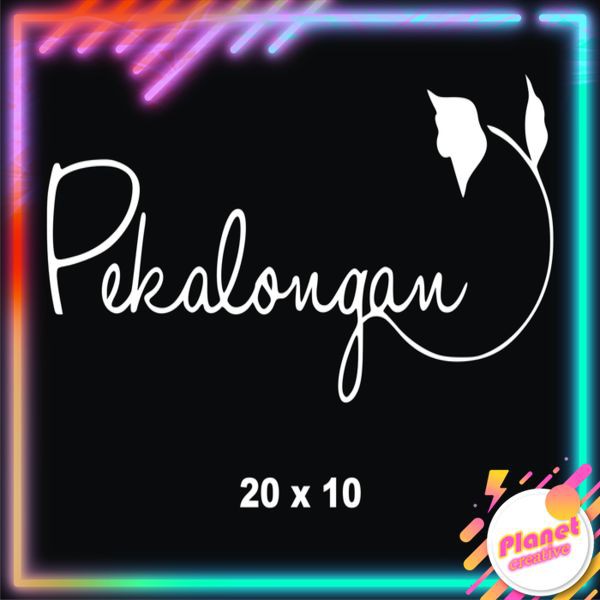 

Stiker Branding Kota Pekalongan (Cutting Sticker) Ukuran 20 x 10 cm