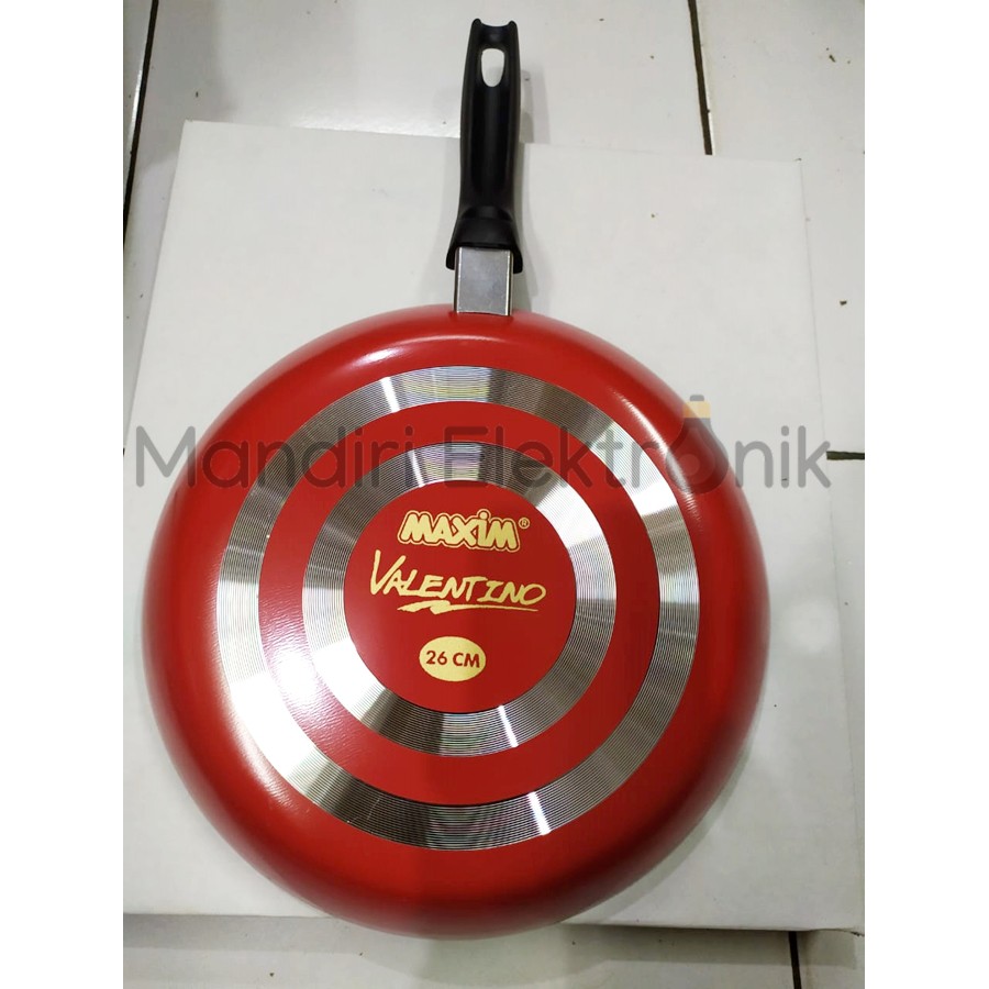 Maxim valentino frypan teflon 26cm /wajan anti lengket