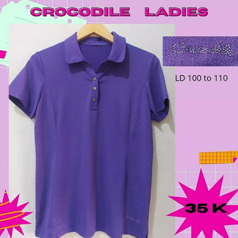 kaos Polo Crocodile Ladies