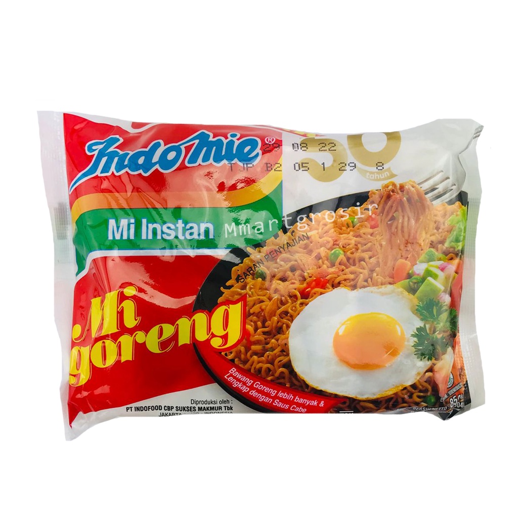 Indomie / goreng / Mie instan / Mie goreng instas/ 85 g