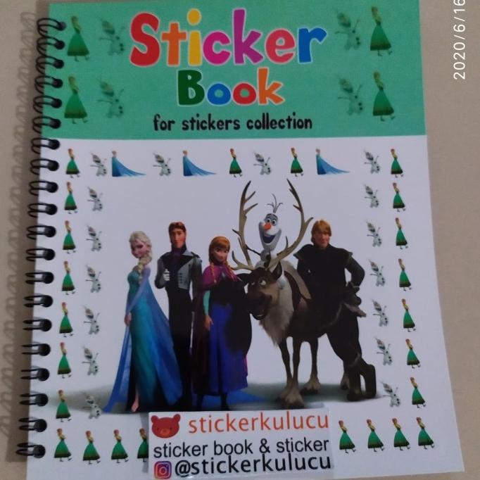 Produk Unggulan] Buku Stiker FROZEN / ALBUM KOLEKSI STIKER / ALBUM STIKER