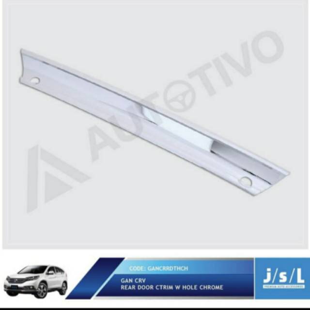 List pintu belakang Grand CRV/ rear door trim chrome jsl