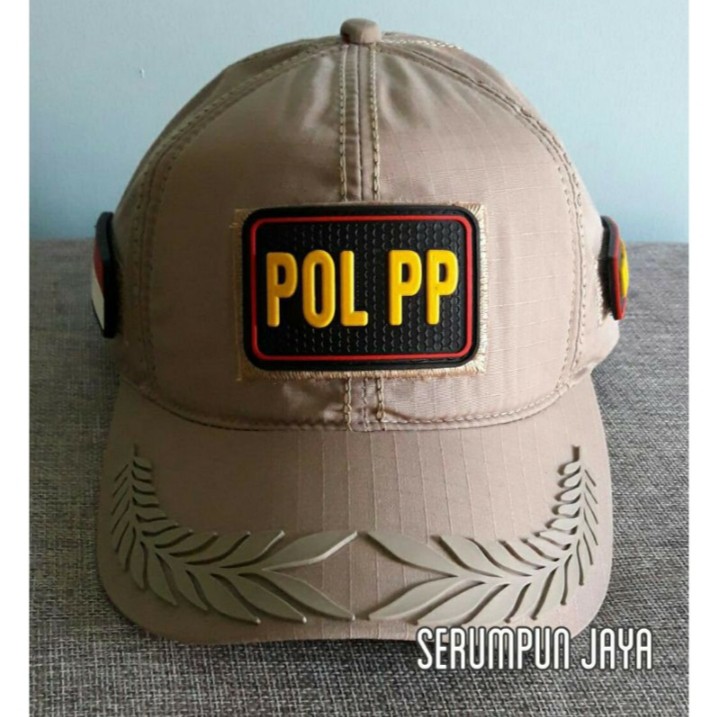 TOPI POL PP PAMEN - TOPI POL PP PAMEN TAN 3PATCH