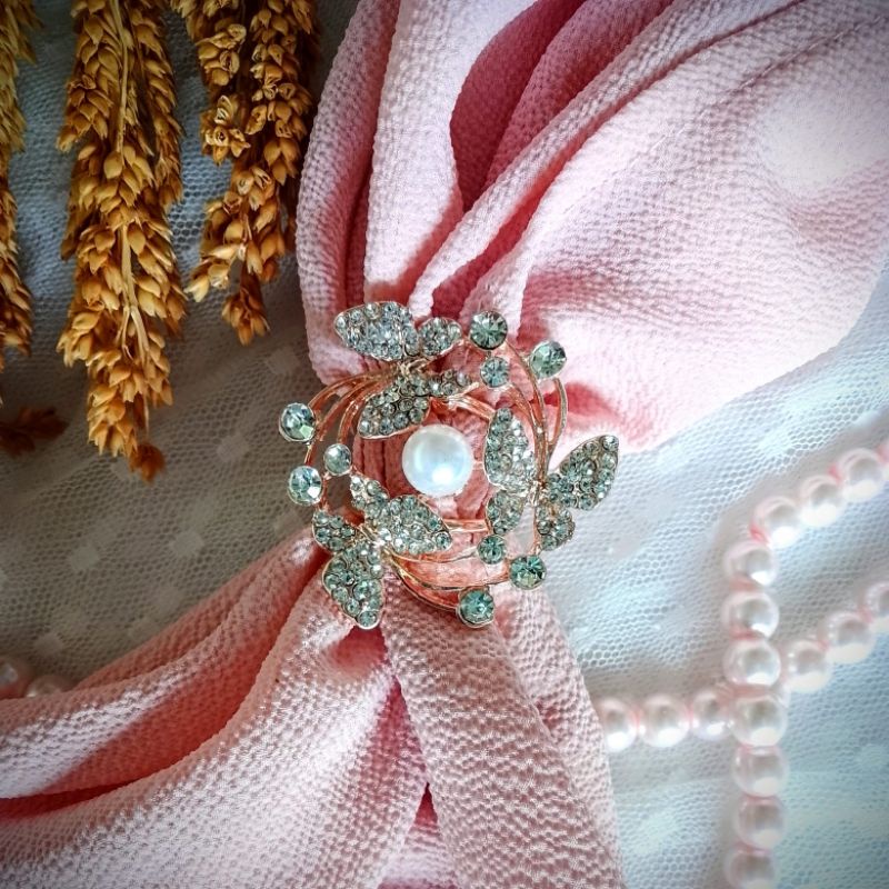 RING / BROS /  CINCIN BENTUK GESPER BERKILAU  BAHAN IMPORT ANTI LUNTUR-5