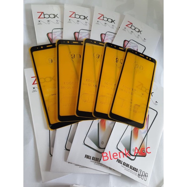 [ZBOX] Tempered Glass Full 10D 9D ZBOX premium samsung xiaomi iphone oppo vivo zenfone (wajib belsnja bubble pack dus)