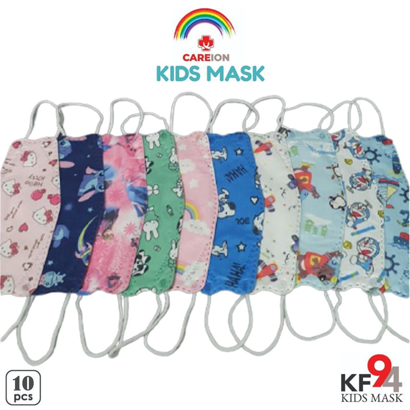 masker anak masker kf94 1 pack isi 10pcs earloop masker anak perempuan laki laki masker kesehatan