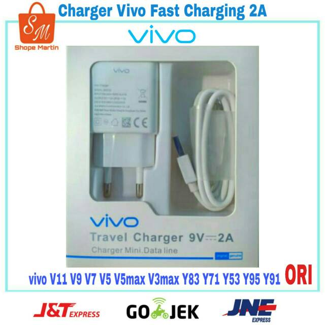 Charger VIVO Original 100% Fast Charging 9V-2A / Ch   arger