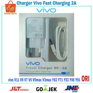 Charger Vivo V3 V5 X7 Y53 Fast Charging Original Garansi