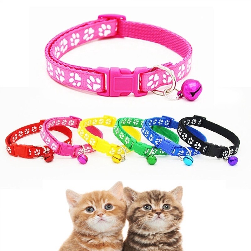 KALUNG TALI HEWAN LEHER COLLAR LONCENG KUCING DAN DOGGY ADJUSTABLE MURAH [SWEETSPACE]